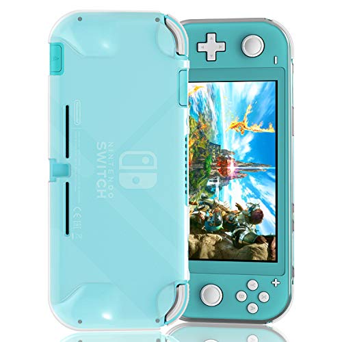 Product Cover [Updated] Fyoung Soft TPU Cover Case for Nintendo Switch Lite, Clear Protective Grip Case for Nintendo Switch Lite 2019