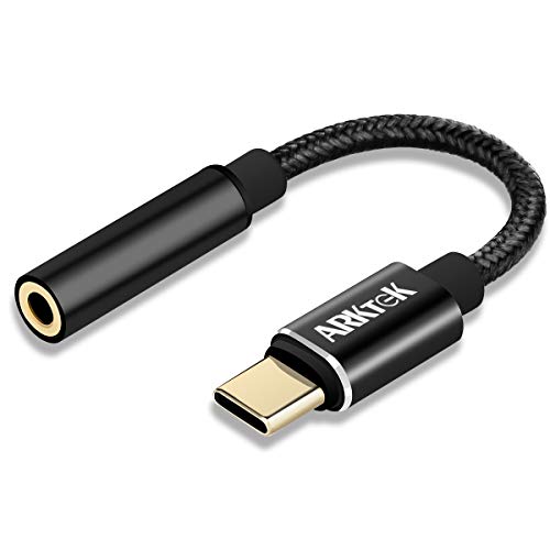 Product Cover USB C to 3.5MM Audio Adapter - USB Type C to AUX Headphone Jack Hi-Res DAC Cable Adapter for Pixel 4 OnePlus 7 and More