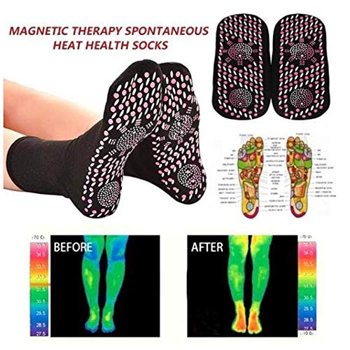 Product Cover Ailler Self-Heating Health Care Socks Magnetic Therapy Breathable Massage Socks Socks & Insoles