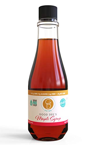 Product Cover Good Dee's Maple Syrup - Allulose Sweetened, Low Carb, Keto Friendly, Diabetic Friendly, Sugar Free, Gluten Free, No Sugar Alcohols, Less Than 1g Net Carbs