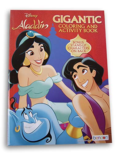 Product Cover Activity Books Aladdin Gigantic 224 Page Coloring Book with Stand-Up Characters on Back