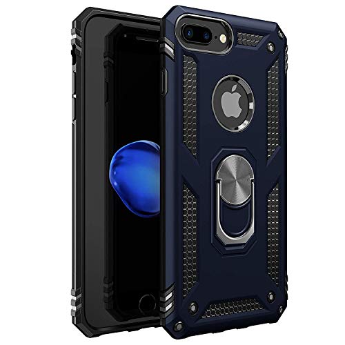 Product Cover iPhone 7 Plus Case | iPhone 8 Plus Case [ Military Grade ] 15ft. Drop Tested Protective Case | Kickstand | Compatible with Apple iPhone 8Plus / iPhone 7 Plus-Royal Blue