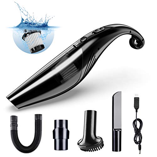 Product Cover Cordless car Vacuum,KITHELP Handheld Vacuum Cleaner, Ultra Powerful Suction,Crumbs,Pick up dust, pet Hair, Wet & Dry, USB Charging,House and car Used Vacuum