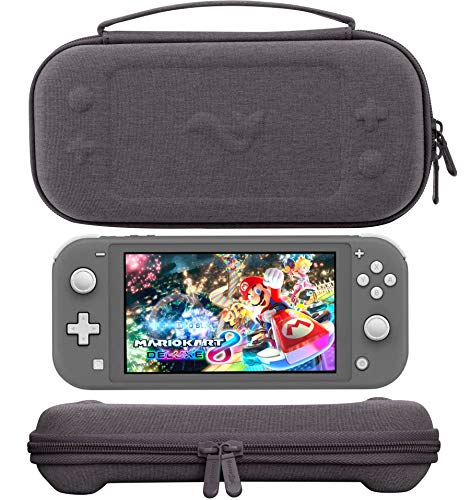 Product Cover ButterFox Slim Compact Carrying Case for Nintendo Switch Lite with 19 Game and 2 Micro SD Card Holders, Storage for Switch Lite Accessories Gray