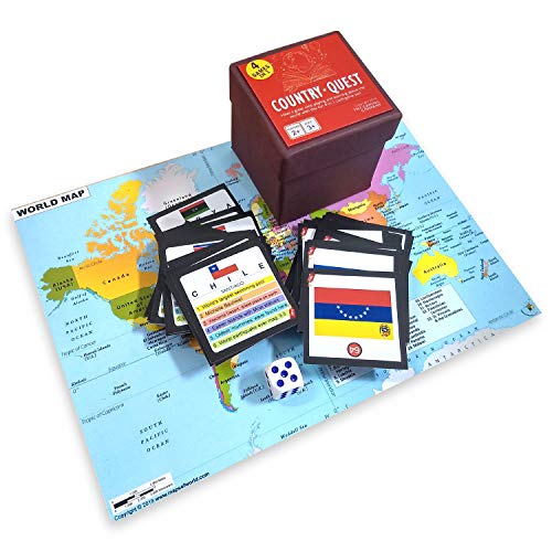 Product Cover Country Quest - Kids World Knowledge Card Game