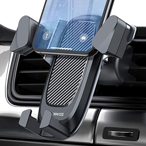 Product Cover VANMASS Air Vent Car Phone Mount Automatic Gravity Clamping, Hands-free Slide in Cell Phone Holder Cradle for Car, Compatible with iPhone 11 Pro Max XS XR X 8Plus, Samsung S10 S9 Note 10 9, LG, Google