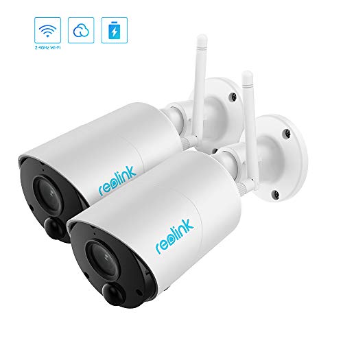 Product Cover WiFi Battery Security Camera Outdoor Indoor, Solar Powered 1080p HD Night Vision, 2-Way Audio with PIR Motion Sensor, Cloud Service, Works with Google Assistant Argus Eco (2 Pack)
