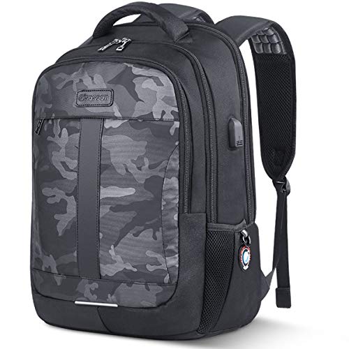 Product Cover School Bookbag 15.6-17inchLaptop Backpack Business Bag for Men&Women Camouflage