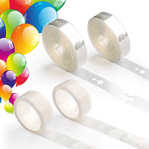 Product Cover Coogam Balloon Arch Garland Decorating Strip Kit - 64 ft Ballon Tape Strips and 200 Dot Glue for Birthday Wedding Baby Shower Party DIY Decorations (Upgraded Version)