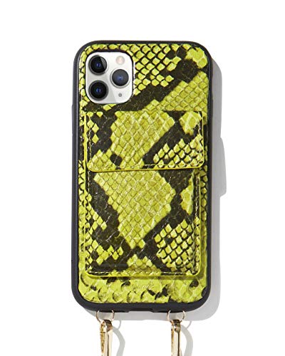 Product Cover Sonix Green Python Crossbody Wallet Case for iPhone 11 Pro [Military Drop Test Certified ] Leather Snakeskin Tres Case Series for Apple iPhone X, iPhone Xs, iPhone 11 Pro
