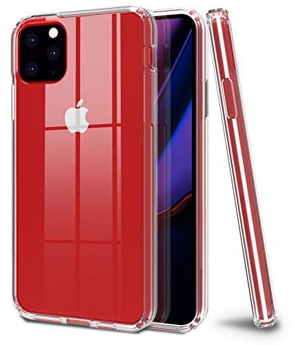 Product Cover CLONG iPhone 11 Pro Max Case, Compatible with iPhone 11 Pro Max Case, Crystal Clear Anti-Scratch Shock Absorption TPU/PC Bumper Protective Cover Case for 6.5inch Apple iPhone 11 Pro Max, HD Clear