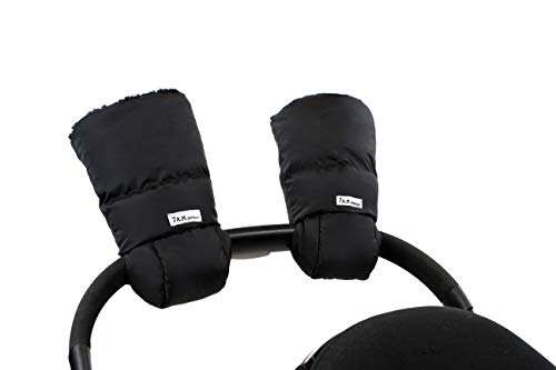 Product Cover 7 A.M. Enfant Warmmuffs Stroller Gloves with Universal Fit (Black Plush)