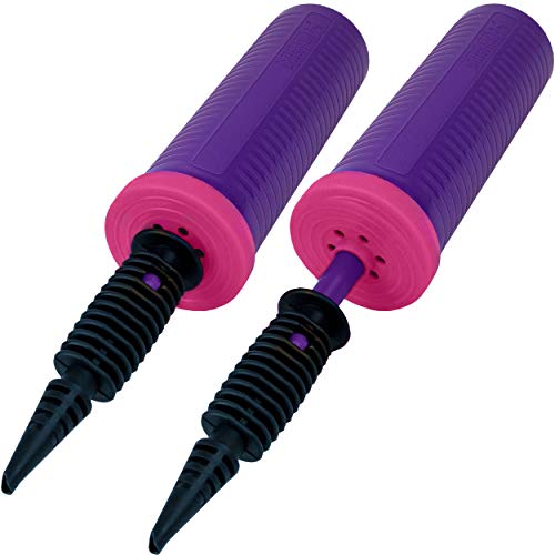 Product Cover Balloon Pump Hand Held, Inflator Air Pump for Balloons - Dual Action - 2 Pack: friends can help - 2-Way - Lifetime Satisfaction Guarantee - Manual Baloon Inflators - Ballon Pump - Balloon Blower