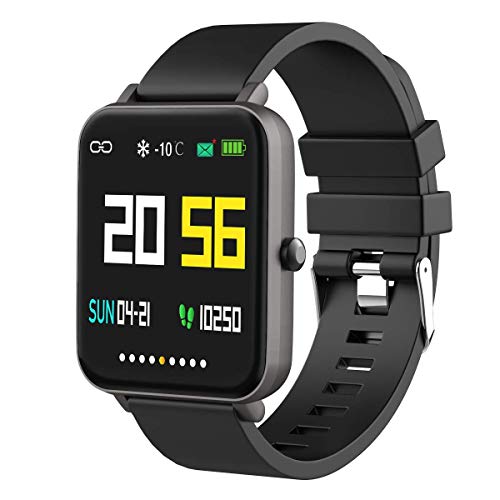 Product Cover Foronechi Smart Watch for Android/Samsung/iPhone, Activity Fitness Tracker with IP68 Waterproof for Men Women & Kids, Smartwatch with 1.54