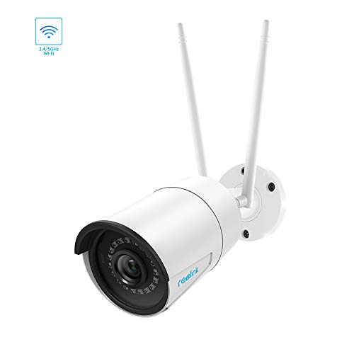 Product Cover REOLINK 4MP Outdoor Security Camera, Dual Band 2.4/5GHz WiFi IP Camera for Home Surveillance, 1440P Super HD Night Vision, IP66 Waterproof, Motion Detection, Supports Audio, RLC-410W
