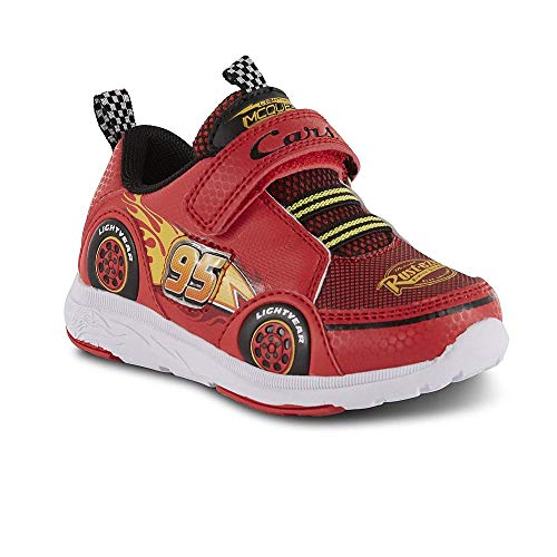 Product Cover Disney Toddler Boys' Cars Lightning McQueen Sneaker/Athletic Shoe Light-Up
