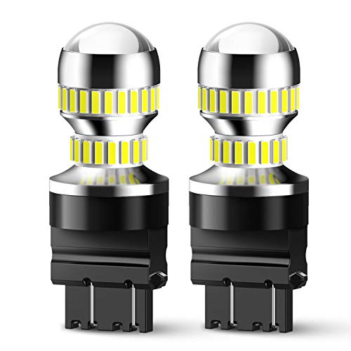 Product Cover AUXITO 2600 Lumens 3157 LED Bulbs Backup Light Bulb 3156 3056 3057 4157 3047 4057 3457 LED Light Bulbs for Reverse Blinker Brake Tail Lights 6000K White