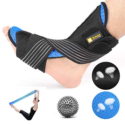 Product Cover Plantar Fasciitis Night Splint Kit - Orthotic Brace Sleep Support Pain Relief from Foot Drop, Tendonitis, Heel, Arch