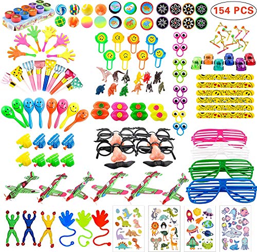 Product Cover 154PCS Carnival Prizes for Kids Birthday Party Favors Prizes Box Toy Assortment for Classroom, Carnival Prizes, Pinata Fillers, Easter Egg Stuffers