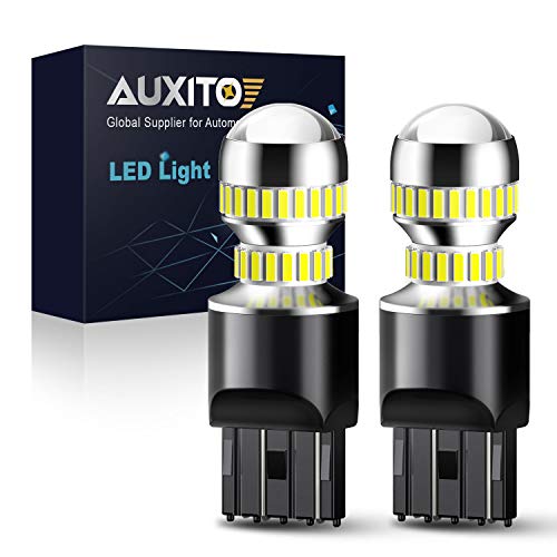 Product Cover AUXITO 2600 Lumens 7440 7443 LED Bulbs T20 7441 7444 LED Light Bulb for Reverse Backup Light Tail Brake Blinker Lights, 6000K Xenon White