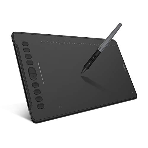 Product Cover 2019 Huion Inspiroy H1161 Graphics Drawing Tablet Android Devices Supported 8192 Pen Pressure with Battery-Free Stylus 10 Shortcut Keys