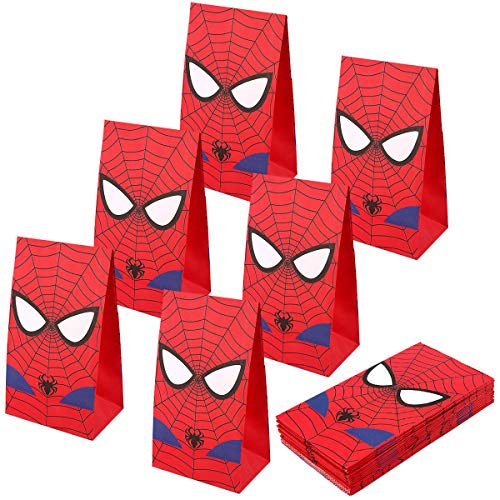 Product Cover RecooTic Spiderman Party Bags Goodie bags for Kids Superhero Themed Party, Set of 24