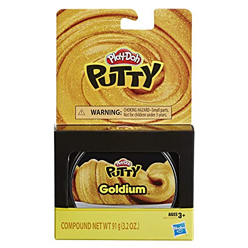 Product Cover Play-Doh Putty Goldium Gold Putty for Kids 3 Years & Up, 3.2 oz Tin