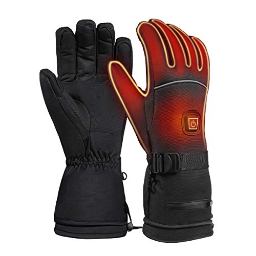 Product Cover CLISPEED Winter Heated Gloves 3 Levels Temperature Control Hand Warmers Touch Screen Thermal Gloves for Skiing Cycling Riding Hunting Fishing