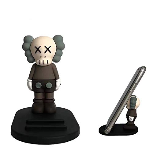 Product Cover BlossomingLove Self-Design Fashion KAWS Style Cell Phone Holder Tablet Stands for All Smart Phones and Tablets Cradle Desk Phone Accessories Furnish and Decorate (Grey)