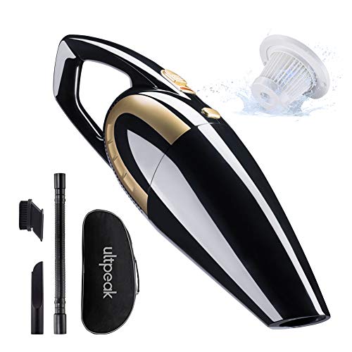 Product Cover Portable Handheld Vacuum Cleaner Cordless, Powerful Cyclonic Suction Vacuum Cleaner, 120W 7.5kpa Suction Vacuum Cleaner with Filter, Rechargeable 2500mAh Lithium Battery, Wet Dry Vac for Car and Home
