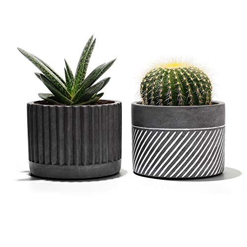 Product Cover Potey Cement Planter Flower Pot - 4.1