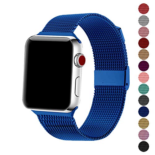 Product Cover SexHope Compatible for Apple Watch Band 38mm 42mm 40mm 44mm Series 5 4 3 2 1 (Blue, 38mm/40mm)