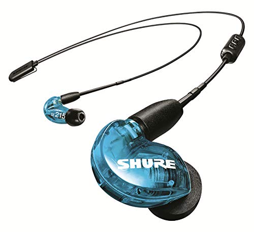 Product Cover Shure SE215 Wireless Earphones with Bluetooth 5.0, Sound Isolating, Special Edition Blue