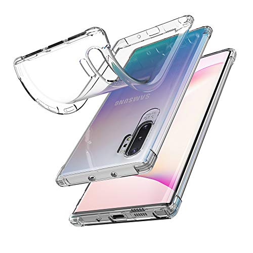 Product Cover ingrgeor Samsung Galaxy Note 10 Plus Case 5G 6.8 inch/Note 10+ Case Crystal Clear Reinforced Corners Soft TPU Anti-Scratch Phone Cover