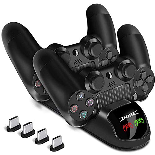 Product Cover PS4 Controller Charger, DualShock 4 Controller USB Charging Station Dock, Playstation 4 Charging Station for Playstation4 / PS4 / PS4 Slim / PS4 Pro Controller