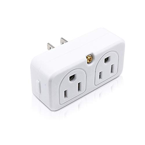 Product Cover SYCON Adapter Outlet Extender Wall Tap Adapter Surge Protector Power Strip with 4 Outlets - 1 Pack