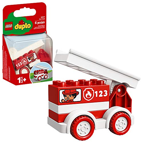 Product Cover LEGO DUPLO My First Fire Truck 10917 Educational Fire Truck Toy, Great Birthday Gift for Toddlers Ages 18 Months and up, New 2020 (6 Pieces)