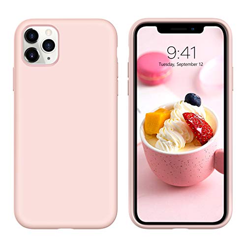 Product Cover iPhone 11 Pro Max Case, DUEDUE Liquid Silicone Soft Gel Rubber Slim Cover with Microfiber Cloth Lining Cushion Shockproof Full Body Protective Case for iPhone 11 Pro Max 6.5
