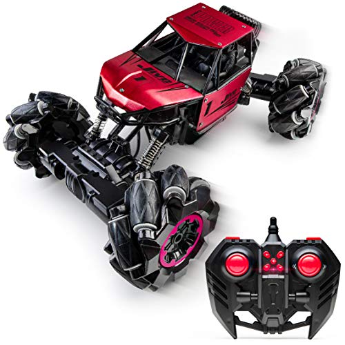 Product Cover Power Your Fun Jive Dancing Car - Remote Control Monster Truck, RC Crawler 4x4, Stunt Cars for Kids, Red