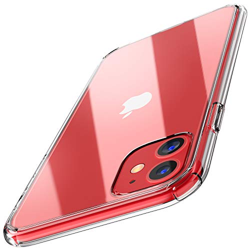Product Cover TOZO for iPhone 11 Case 6.1 Inch (2019) Hybrid Soft Grip Matte Finish Clear Back Panel Ultra-Thin [Slim Thin Fit] Cover for iPhone 11 with [Clear]