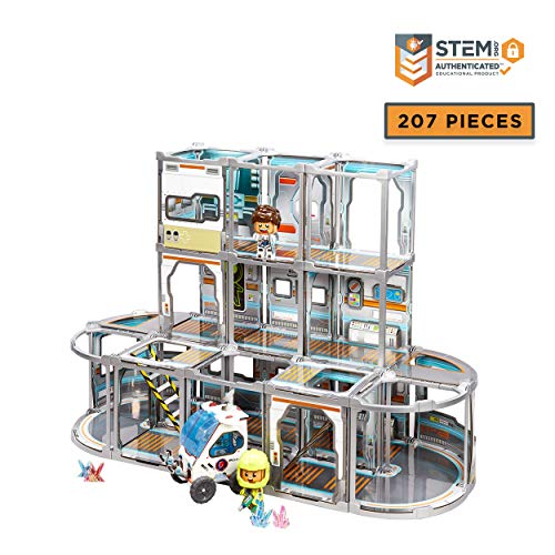 Product Cover GUJO Space Station Kids Play Set, Build-Your-Own Mars Mission Base - STEM Toy for Boys and Girls Ages 6-11