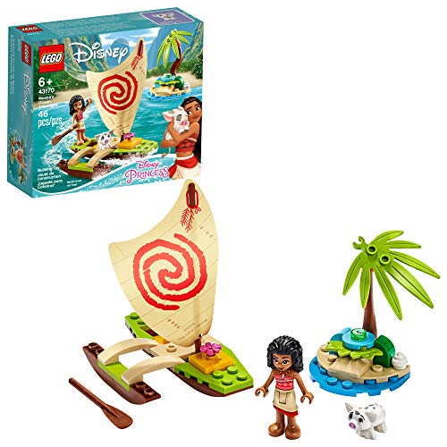 Product Cover LEGO Disney Moana's Ocean Adventure 43170 Toy Building Kit, New 2020 (46 Pieces)
