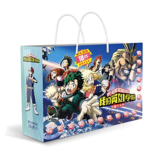 Product Cover Bowinr My Hero Academia Gift Set for MHA Fans, Japanese Anime Multi-Style Merchandise for Collection and Gift
