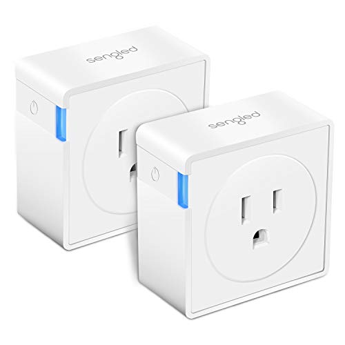 Product Cover Sengled Plug Smart Outlet Compatible with Alexa and Google Assistant Hub Required APP Control Timer Function Type B Mini Smart Socket (2 Pack)