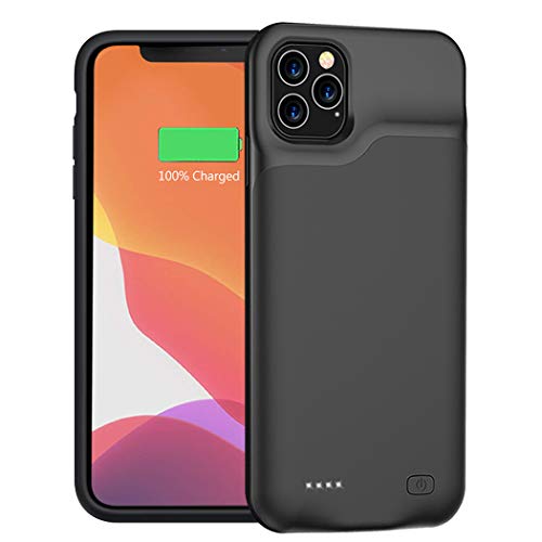 Product Cover Battery Case for iPhone 11 Pro Max, 6500mAh Portable Protective Charging Case Compatible with iPhone 11 Pro Max (6.5 inch) Rechargeable Extended Battery Charger Case (Black)