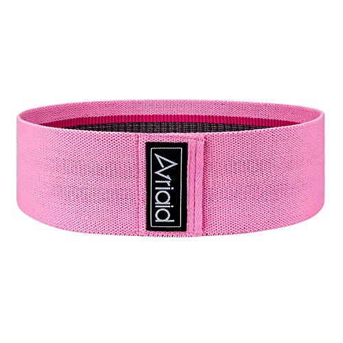Product Cover Wide Resistance Bands for Legs and Butt, Exercise Bands Hip Bands Wide Booty Bands Workout Bands Sports Fitness Bands Stretch Resistance Loops Band Anti Slip Elastic (LitePink)