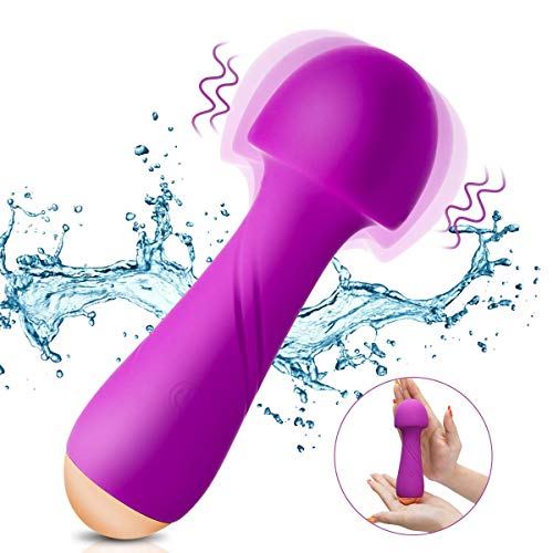 Product Cover Mini Wand Massager,Hizek Powerful Cordless Portable Small Size Personal Handheld Massager,Deep Tissue Electric Massagers for Back Neck Shoulder Legs,Sports Recovery,Best for Travel