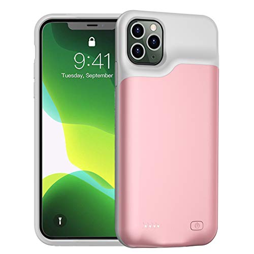 Product Cover Battery Case for iPhone 11 Pro, 5200mAh Portable Protective Charging Case Compatible with iPhone 11 Pro (5.8 inch) Rechargeable Extended Battery Charger Case (Rose Gold)