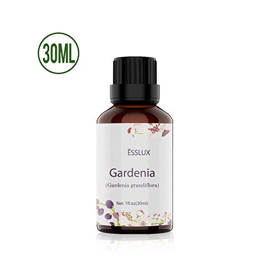 Product Cover ESSLUX Gardenia Essential Oil, Aromatherapy Essential Oils for Diffuser, Massage, Soap, Candle Making, Perfume - 30ML
