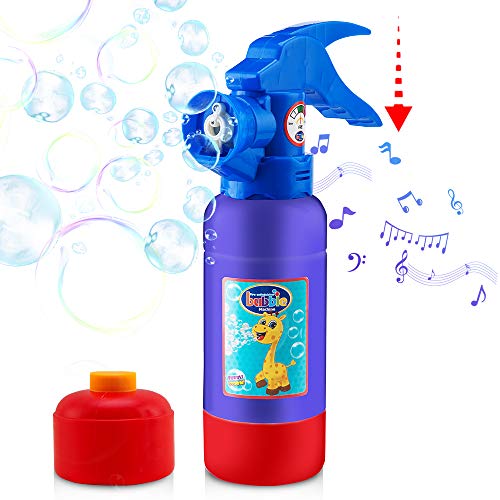 Product Cover CONDFUL Bubble Machine for Kids | Bubble Maker for Toddlers | Bubble Toy | Automatic with Music | Battery Operated | Blue Fire Extinguisher |Bubble Blower
